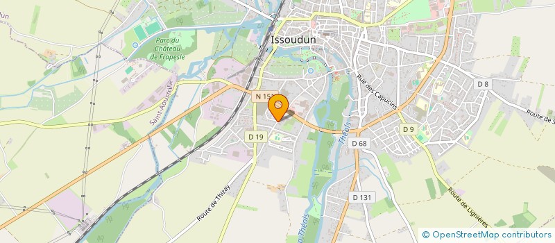 localisation de l'entreprise SCI A2C2 à ISSOUDUN