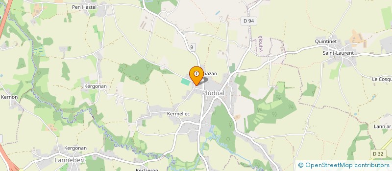 localisation de l'entreprise SCI A2CDM  PLUDUAL