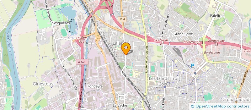 localisation de l'entreprise SCI A2CF à TOULOUSE