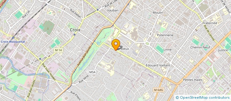 localisation de l'entreprise SCI A2CFP  ROUBAIX