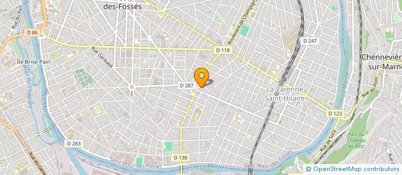 localisation de l'entreprise SCI A2CM à SAINT-MAUR-DES-FOSSES