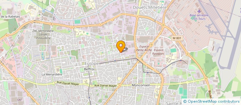 localisation de l'entreprise SCI A2DLR  TOURS
