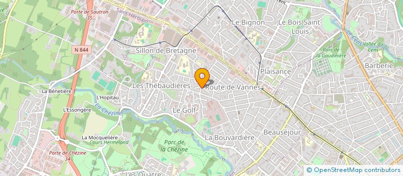 localisation de l'entreprise SCI A2FL  SAINT-HERBLAIN