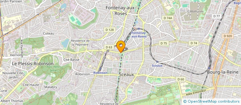 localisation de l'entreprise SCI A2FP à FONTENAY-AUX-ROSES