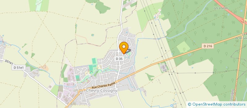 localisation de l'entreprise SCI A2G  CHEVRY-COSSIGNY