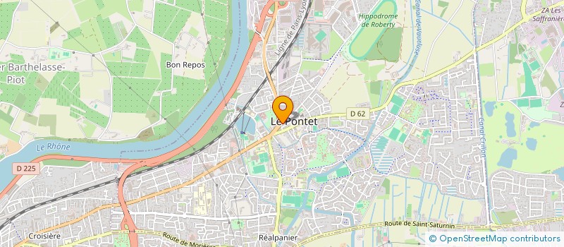 localisation de l'entreprise SCI A2G  LE PONTET