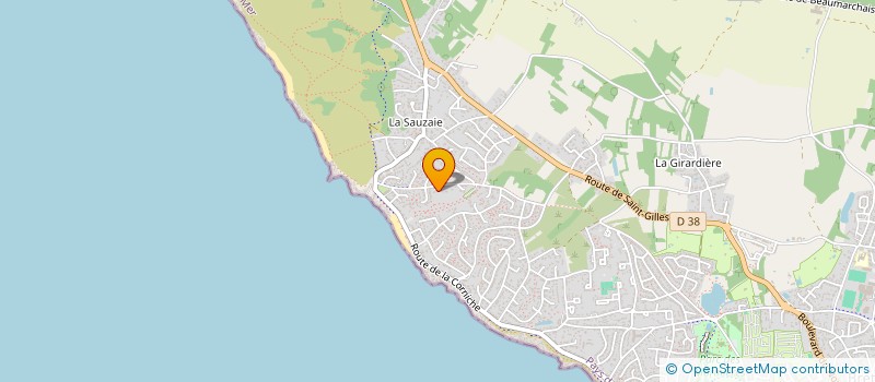 localisation de l'entreprise SCI A2GSC à BRETIGNOLLES-SUR-MER