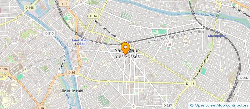 localisation de l'entreprise SCI A2JL à SAINT-MAUR-DES-FOSSES