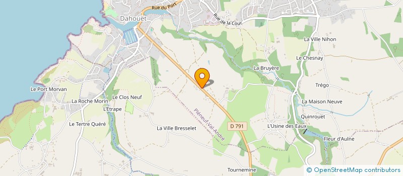 localisation de l'entreprise SCI A2JL  PLENEUF-VAL-ANDRE