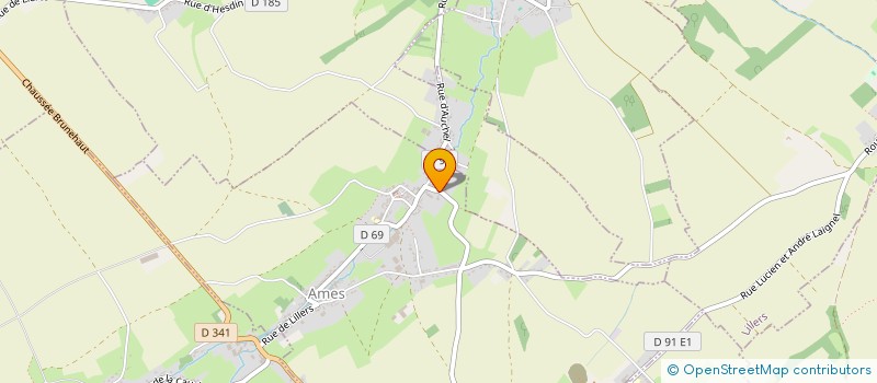 localisation de l'entreprise SCI A2L  AMES