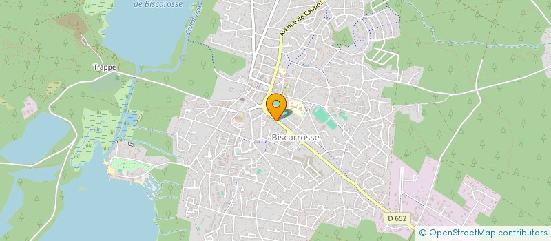 localisation de l'entreprise SCI A2L  BISCARROSSE