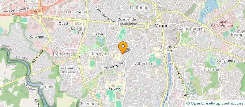 localisation de l'entreprise SCI A2L à VANNES