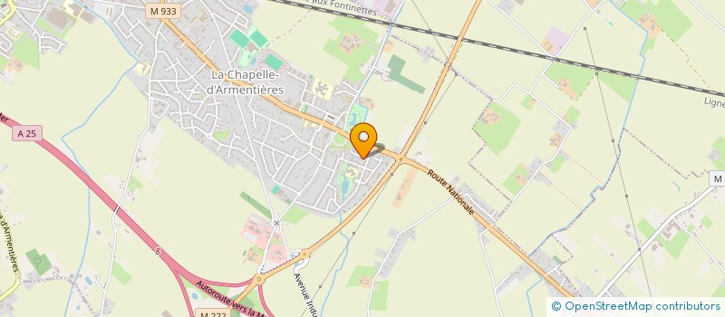 localisation de l'entreprise SCI A2L  LA CHAPELLE-D'ARMENTIERES