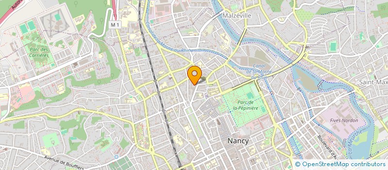 localisation de l'entreprise SCI A2LPG  NANCY