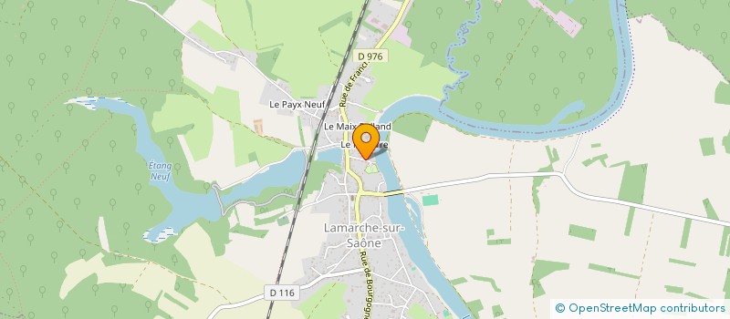 localisation de l'entreprise SCI A2M  LAMARCHE-SUR-SAONE