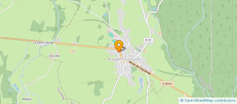 localisation de l'entreprise SCI A2M  MAUBERT-FONTAINE