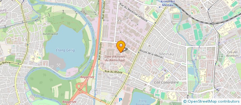 localisation de l'entreprise SCI A2M à STRASBOURG