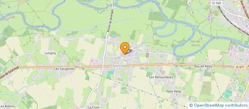 localisation de l'entreprise SCI A2M VACANCES  SORNAY