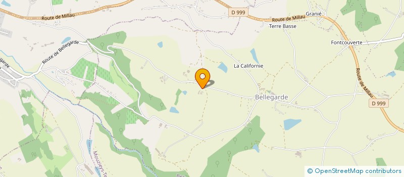 localisation de l'entreprise SCI A2MI  BELLEGARDE-MARSAL