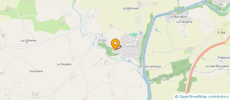 localisation de l'entreprise SCI A2N  CONTEST