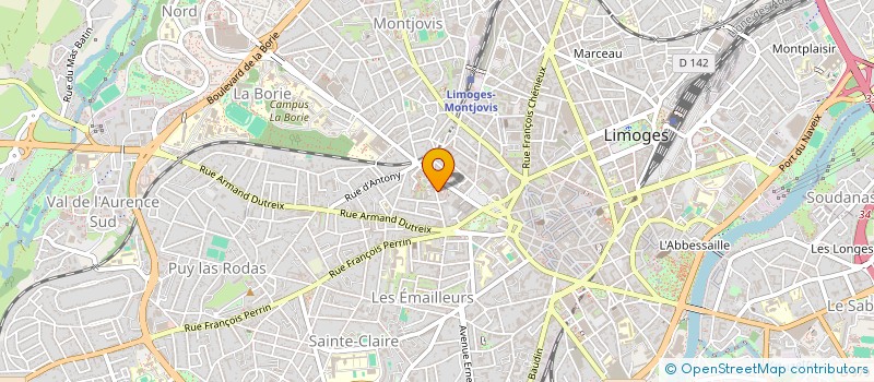 localisation de l'entreprise SCI A2N à LIMOGES