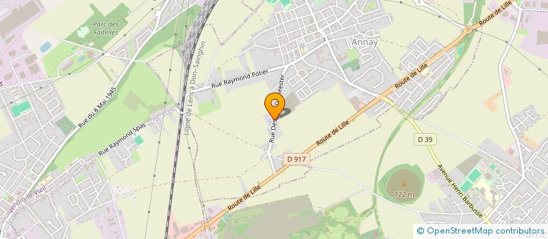 localisation de l'entreprise SCI A2NO à ANNAY
