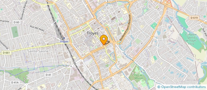 localisation de l'entreprise SCI A2P à TROYES
