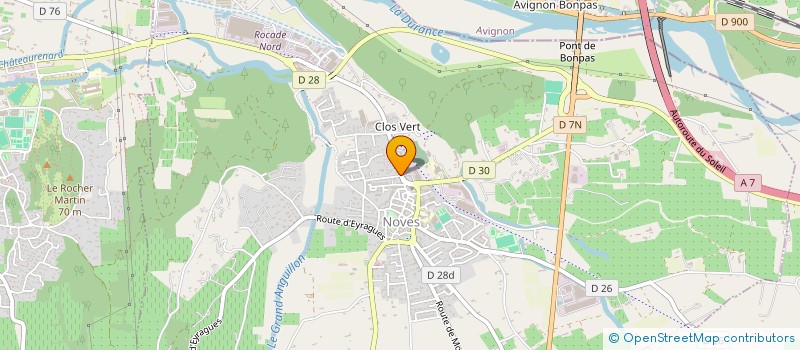 localisation de l'entreprise SCI A2PA  NOVES