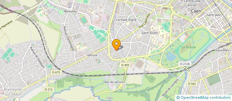 localisation de l'entreprise SCI A2PI à CAEN