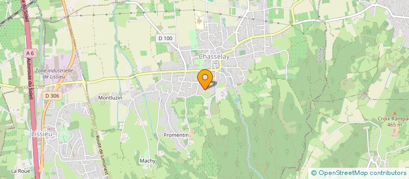 localisation de l'entreprise SCI A2PJ  CHASSELAY