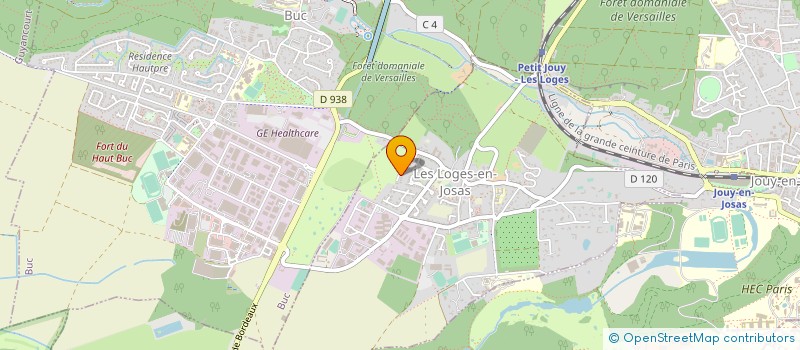 localisation de l'entreprise SCI A2PM  LES LOGES-EN-JOSAS