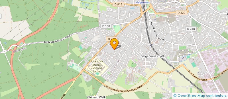 localisation de l'entreprise SCI A2PR2  HAGUENAU