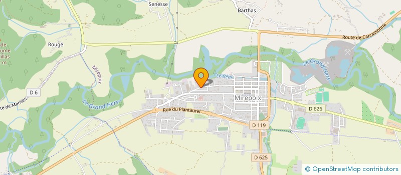 localisation de l'entreprise SCI A2R.MIA à MIREPOIX