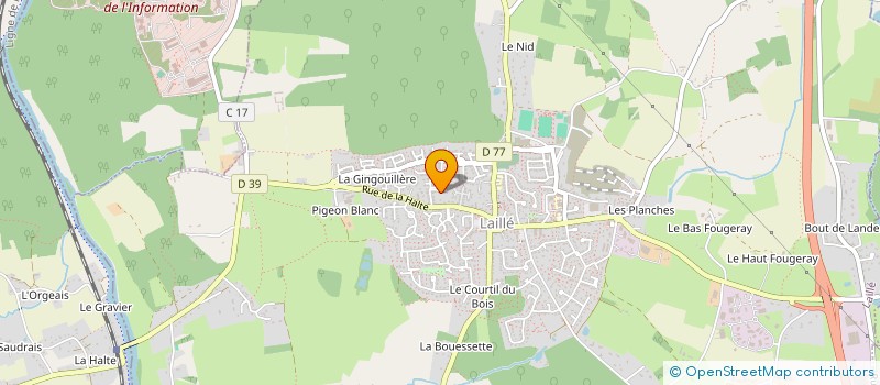 localisation de l'entreprise SCI A2Z IMMO  LAILLE