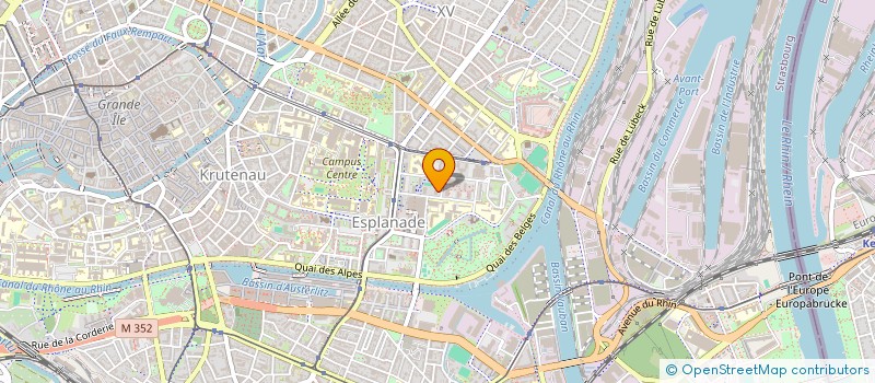 localisation de l'entreprise SCI A3  STRASBOURG