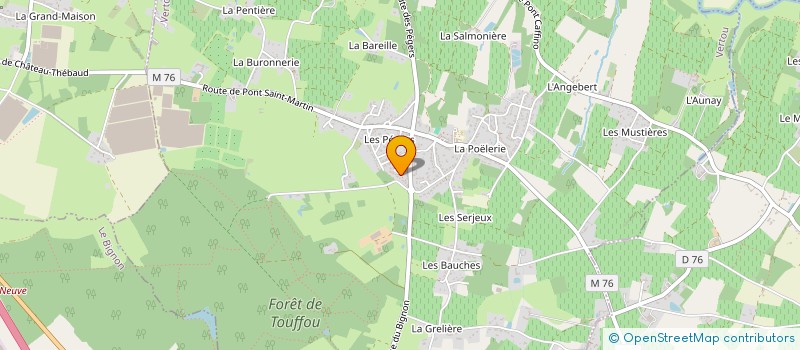 localisation de l'entreprise SCI A3  VERTOU