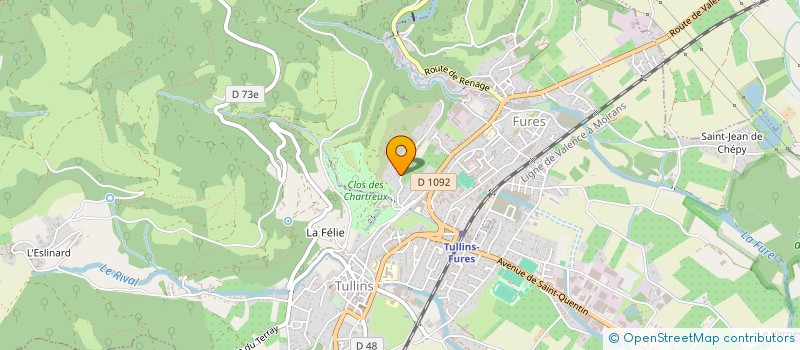 localisation de l'entreprise SCI A3 INDIGO  TULLINS