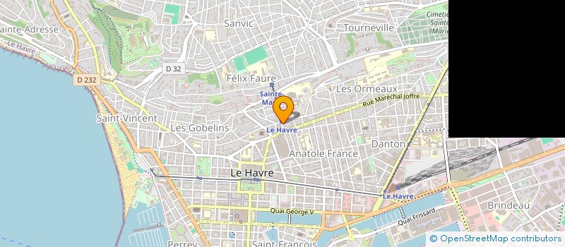 localisation de l'entreprise SCI A3M à LE HAVRE