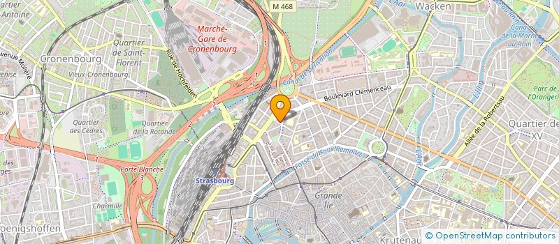 localisation de l'entreprise SCI A3PR  STRASBOURG