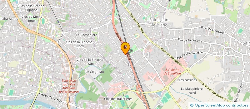 localisation de l'entreprise SCI A3S  SAINT-JEAN-LE-BLANC
