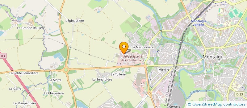 localisation de l'entreprise SCI A3SIGMA2 à MONTAIGU-VENDEE