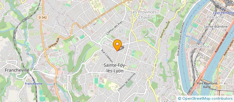 localisation de l'entreprise SCI A4  SAINTE-FOY-LES-LYON