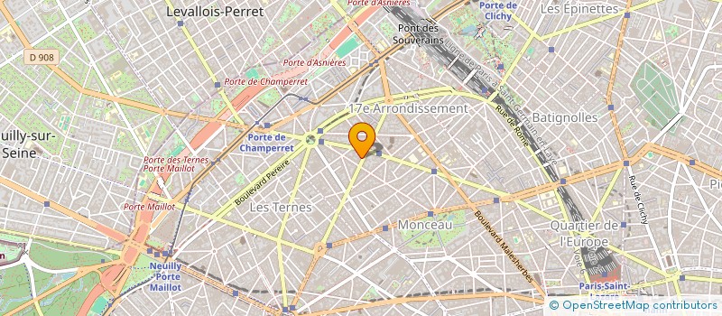 localisation de l'entreprise SCI A4 BRIGNAIS  PARIS