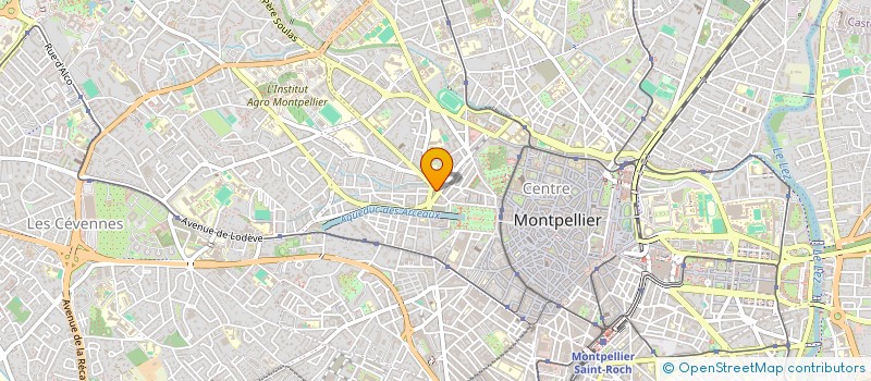 localisation de l'entreprise SCI A4B à MONTPELLIER