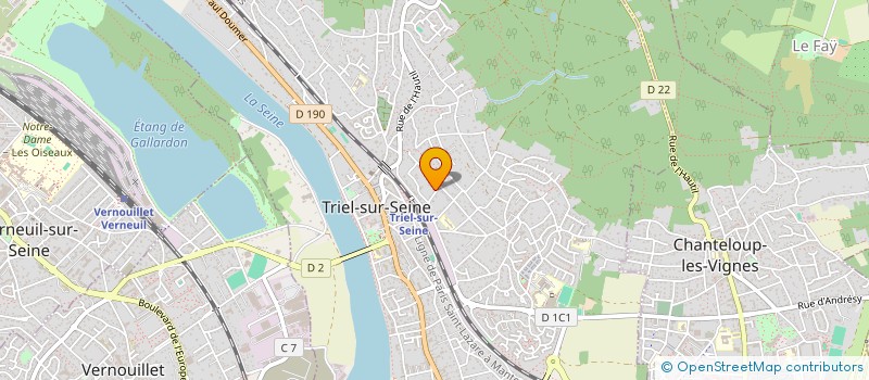 localisation de l'entreprise SCI A5  TRIEL-SUR-SEINE