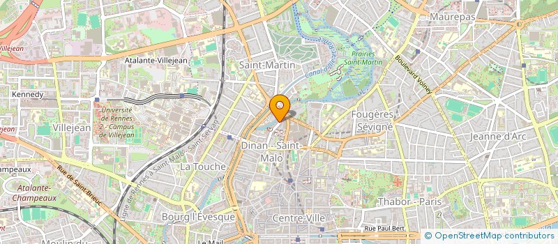 localisation de l'entreprise SCI A56S  RENNES