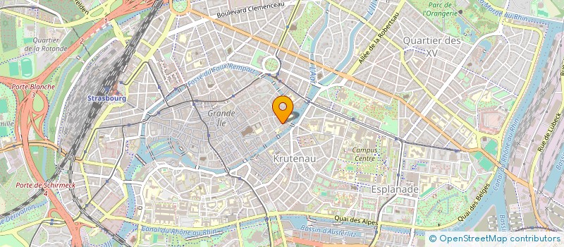 localisation de l'entreprise SCI A5S  STRASBOURG