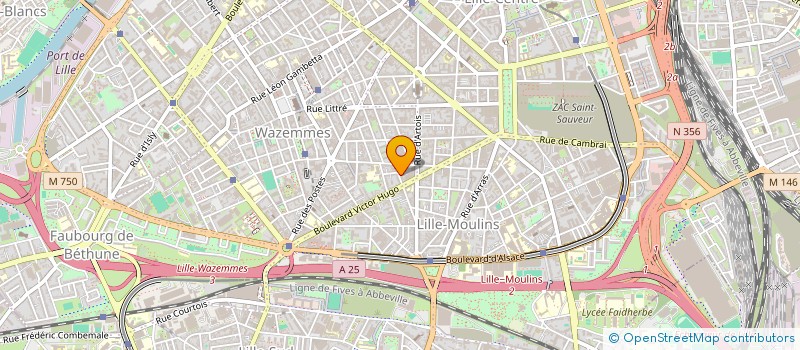 localisation de l'entreprise SCI A6 ROYALE à LILLE