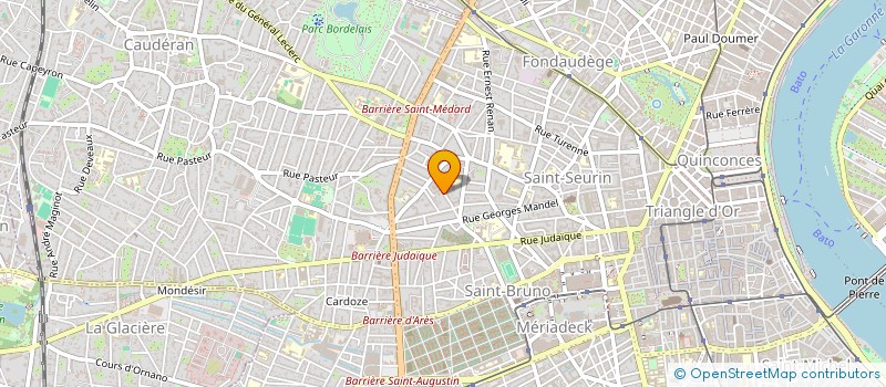 localisation de l'entreprise SCI A7 CHATEAU DE VILLEFRANCHE  BORDEAUX