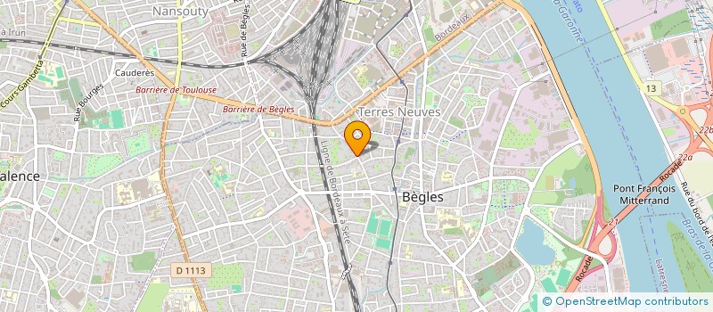 localisation de l'entreprise SCI A88 à BEGLES